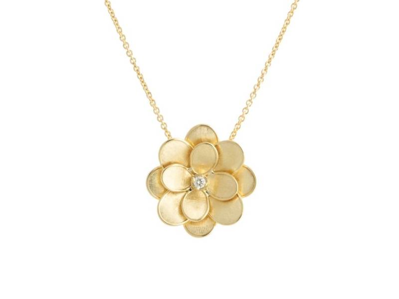 PENDENTE ORO GIALLO CON DIAMANTE LUNARIA PETALI MARCO BICEGO CB2435-B